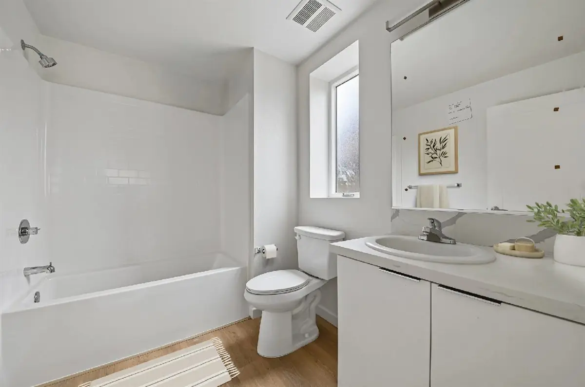 Bathroom finishes at Haven on Amherst
