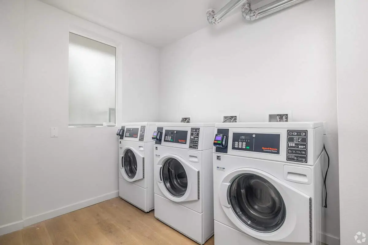 Front-load washers and dryers in the laundry room
